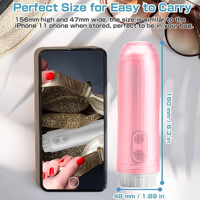 Portable Electric Bidet for Travel - Toilet Sprayer for Personal Hygiene Cleaning, Soothing Postpartum Care & Hemorrhoid Relief