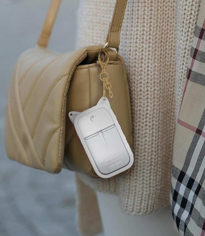 Sonnorel Silicone Case Compatible with Touchland Hand Sanitizer Spray (Fit for 1 FL OZ/30 mL Ver), Portable keychain