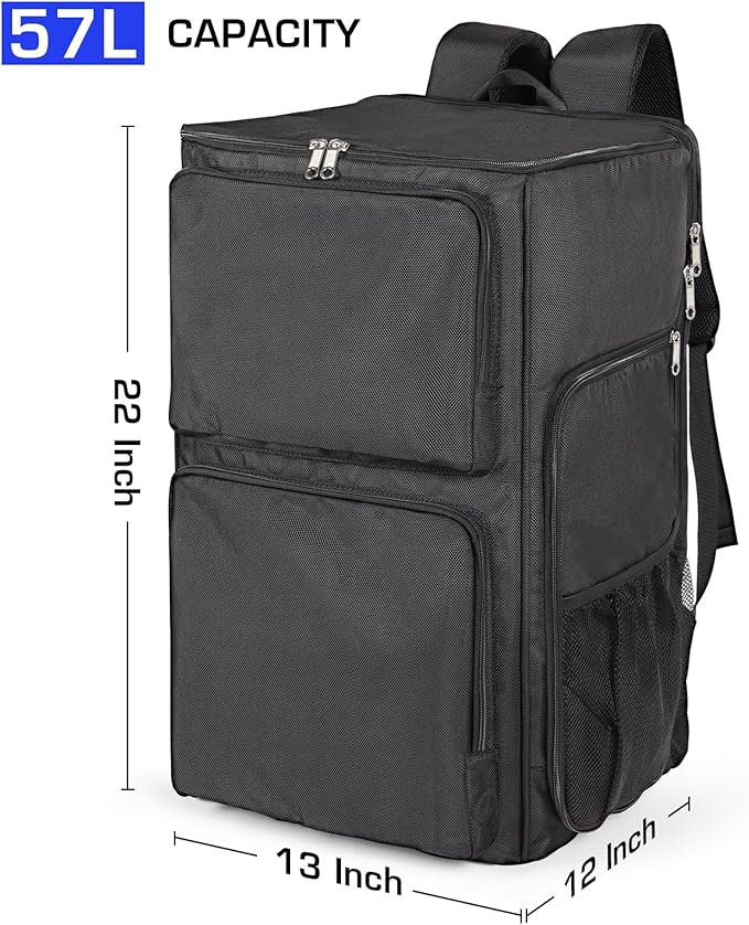 Gatycallaty Sneaker Bag Travel Shoes Duffel Bag Carry On Adjustable Compartment for Workout Travel Gym (Navy)