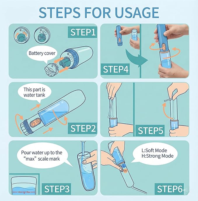 Portable Bidet Sprayer 180ml – Compact Handheld Travel Bidet Bottle for Personal Hygiene & Camping – Adjustable Gentle Water Spray, Lightweight & Easy to Carry for Fresh Cleaning Anywhere. Upgrade