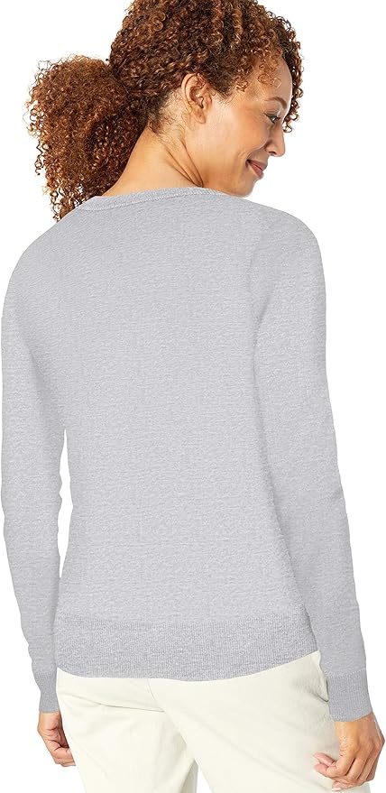 Amazon Essentials Women's Lightweight Crewneck Cardigan Sweater (Available in Plus Size)