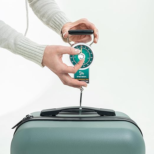 Stop & Lock Luggage Scale with Tape Measure
