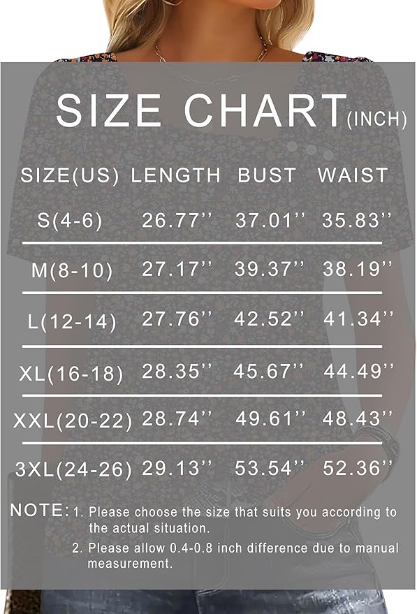 WIHOLL Womens Summer Tops Short Sleeve Shirts Square Neck Spring Outfits 2026 Fashion Clothing Blouses