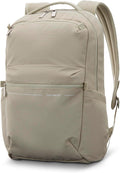 Samsonite Better Than Basic Backpack - Dedicated Laptop Compartment, Quick Stash Front Pockets and Lightweight Breathable Airmesh - Limestone Grey