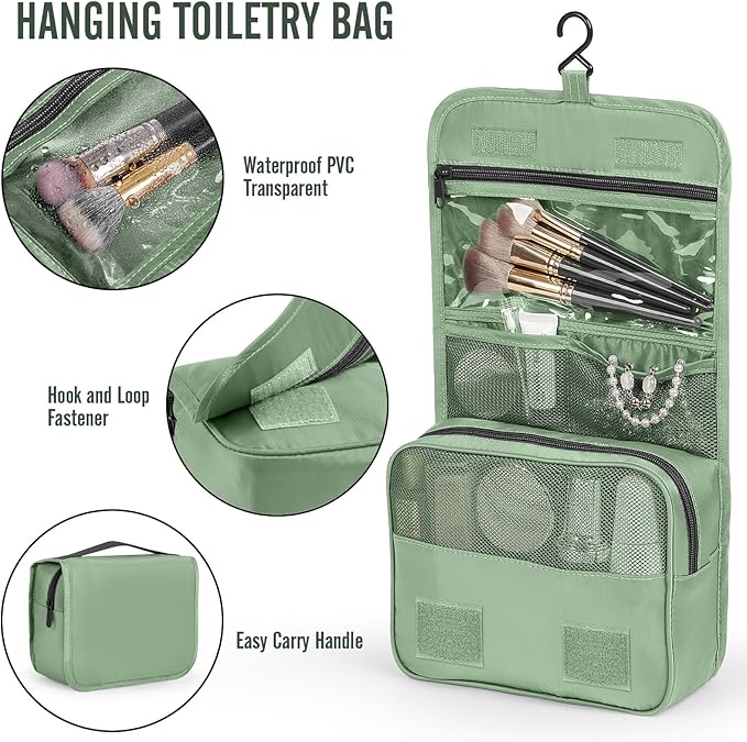Veken 8 Set Packing Cubes for Travel Essentials, Suitcase Organizer Bags in 4 Sizes, Carry-On Luggage Accessories with Large Laundry Bag & Passport Holder, Must-Have for Airplane, Road Trip & Camping