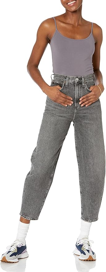 Amazon Essentials Women's Slim-Fit Camisole for Layering and Everyday Wear, Pack of 4