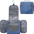 Narwey Hanging Toiletry Bag for Women Travel Makeup Bag Organizer Toiletries Bag Men for Cosmetics Essentials Accessories (Large, Navy Blue)