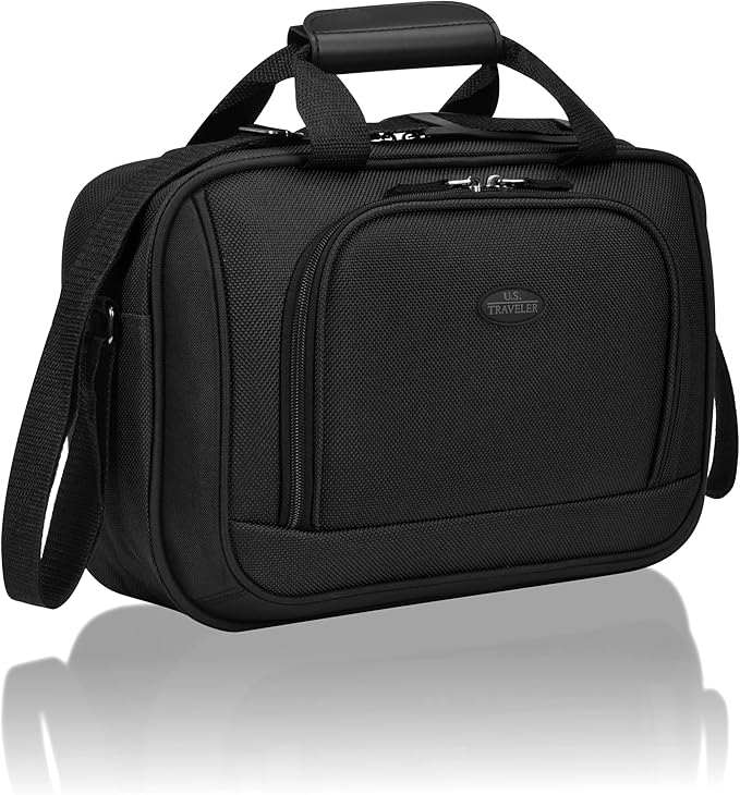 U.S. Traveler Rio 14" Travel Tote Bag, Lightweight 1200D Carry-On Bag for Women & Men, Parent SKU