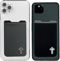 Phone Wallet - Adhesive Card Holder - Cell Phone Pouch - Stick on Lycra Pocket by Gecko - Carry Credit Cards and Cash