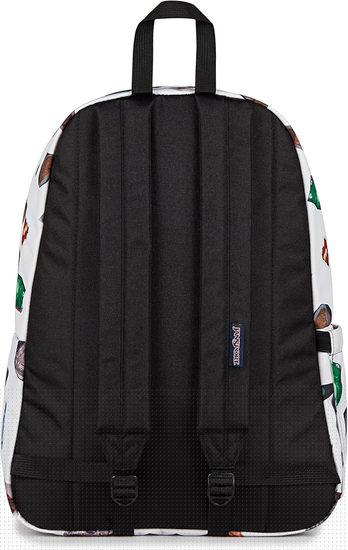 JanSport SuperBreak Plus Backpack with Padded 15-inch Laptop Sleeve and Integrated Bottle Pocket - Spacious and Durable Daypack for Work and Travel - Collected Collage