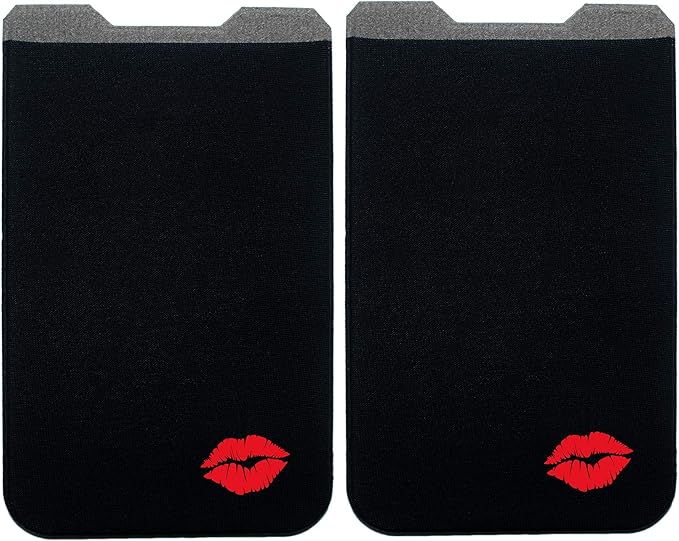 Phone Wallet - Adhesive Card Holder - Cell Phone Pouch - Stick on Lycra Pocket by Gecko - Carry Credit Cards and Cash