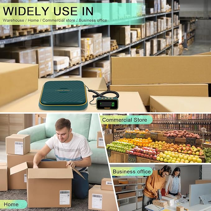 THINKSCALE 86lb Shipping Scale, 0.1oz Precision | Tare, Hold & Foldable Mail Holder | for E-Commerce, Small Business & Parcels | Battery & Type-C Charging