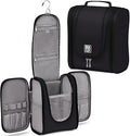 BOACAY Hanging Travel Toiletry Bag for Women and Men, Makeup Bag, Bathroom & Shower Organizer Kit for Accessories, Cosmetics, Travel Essentials
