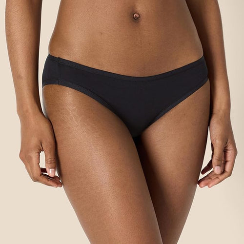 Amazon Essentials Women's Breathable Cotton Bikini Brief Underwear with Full Coverage, Multipacks