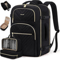 LOVEVOOK Travel Backpack Carry on Flight Approved 50L,Waterproof TSA Travel Essentials Personal Item Backpack for Women Men,Large Carry on Luggage Suitcase Travel Bag for Airplane with 3 Packing Cubes