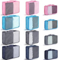 Tudomro 12 Pcs Large Packing Cubes Luggage Organizers for Suitcase Mesh Travel Organizer Bags Travel Packing Organizers for Traveling Camping Hiking