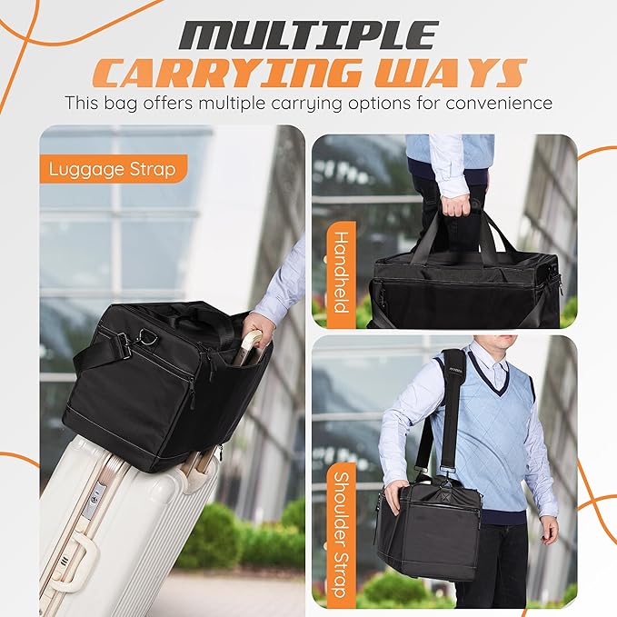 Sneaker Bag Multifunctional Outdoor/Sports/Gym Travel Shoe Bag - Travel Duffle Bag for Men & Women with 3 Adjustable Compartments & Shoulder Strap – Shoe Storage Bags Included - Sneakerhead Gifts