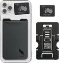 Phone Wallet - Adhesive Card Holder - Cell Phone Pouch - Stick on Lycra Pocket by Gecko - Carry Credit Cards and Cash