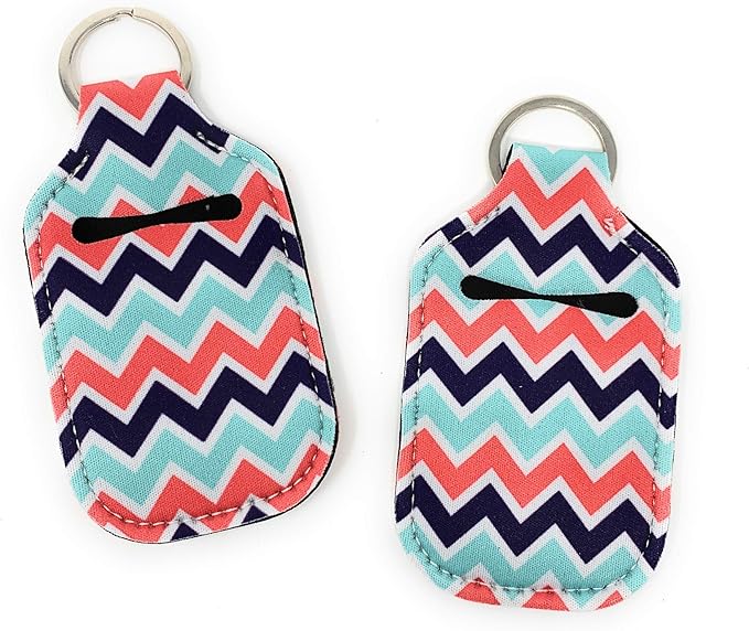 Daisy Lane Hand Sanitizer Holder for Backpack Kids Travel Size Baseball Softball Keychain