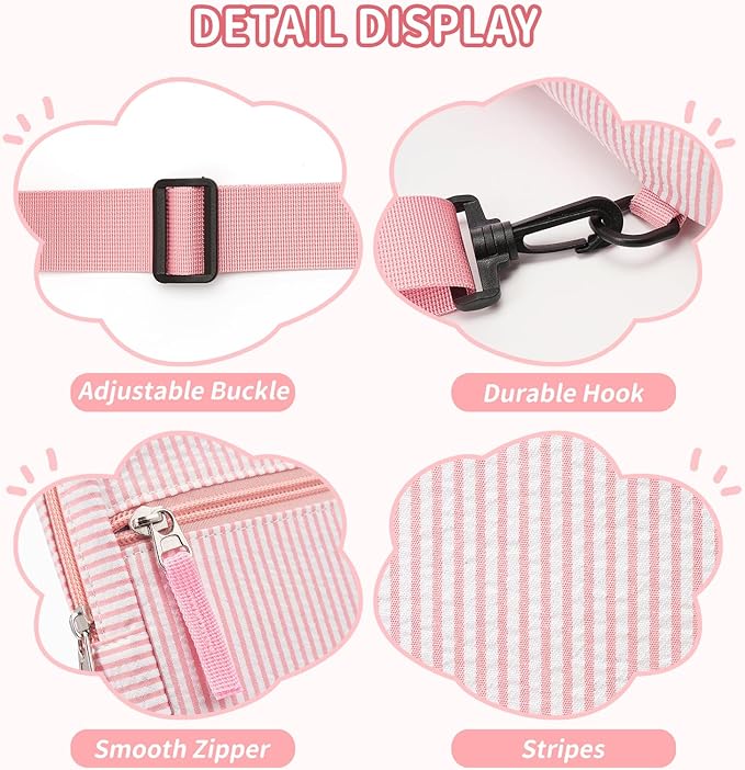 Mothers Day Gifts for Daughter, Birthday Graduation Gifts for 8 9 10 11 12 Year Old Teens Girls Her,Fanny Pack Sling Crossbody Bag Belt Bags Purse, Preppy Teen Girl Gift Trendy Stuff Travel Essentials