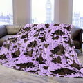 SEEGU Purple Queen Blanket for Bed, Extra Large Queen/Full Size Fleece Throw Blanket for Bedroom, Purple Gifts for Women & Couples, 90"x90"