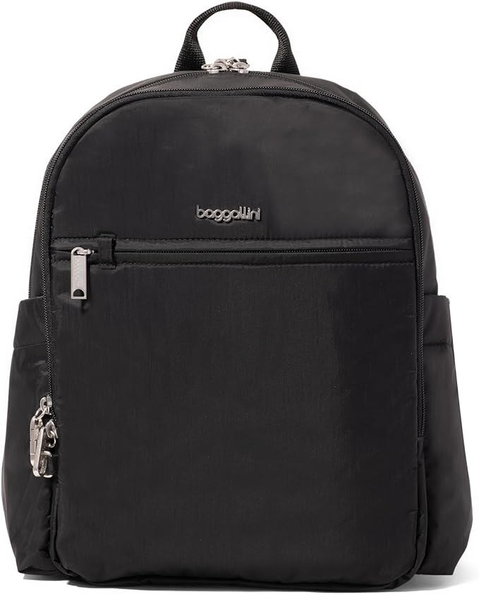 Securtex Anti-Theft Getaway Backpack - 9.4"x13"x5" Travel Safe Bag w/Locking Zippers, Slash-Resistant, RFID