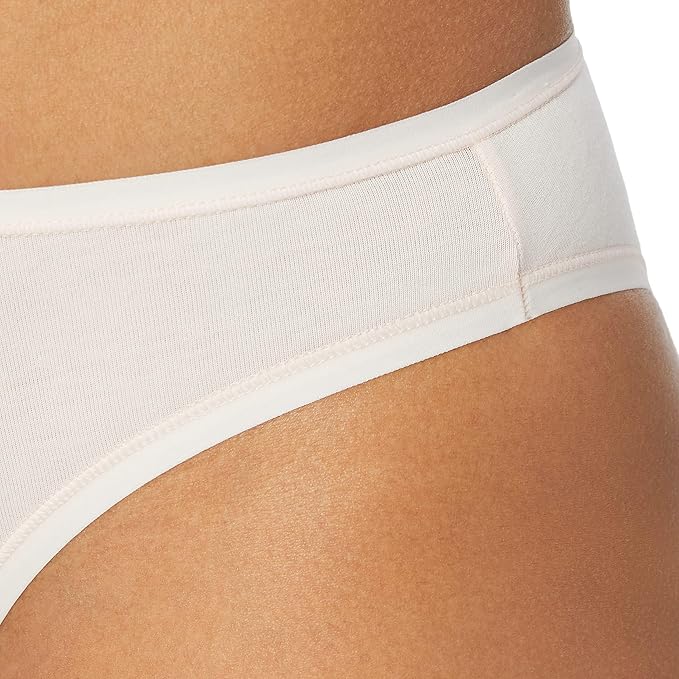 Amazon Essentials Women's Breathable Cotton Bikini Brief Underwear with Full Coverage, Multipacks