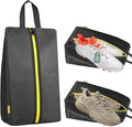 SelfTek Smell Proof Shoe Bags for Travel - Cleat Bags for Sports Smell Proof, Water-Resistant Travel Shoe Organizer with Active Carbon Fabric, Lightweight Gol-f soccer cleats Shoe Bag
