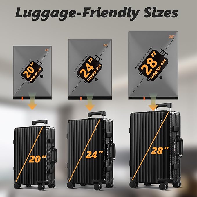 Travel Vacuum Bags with Cordless Electric Pump, 20 Combo Compression Packing Cubes for Clothing Clothes, Luggage Suitcase Organizer, Space Saver Vacation Cruise Travel Essentials