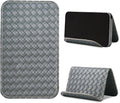 QIELIZI Airplane Travel Essentials for Flying Flex Flap Cell Phone Holder & Flexible Tablet Stand for Desk, Bed, Treadmill, Home & in-Flight Airplane Travel Accessories(1-Woven Grey)
