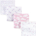 Hudson Baby Unisex Baby Cotton Flannel Receiving Blankets, Magical Unicorn, One Size