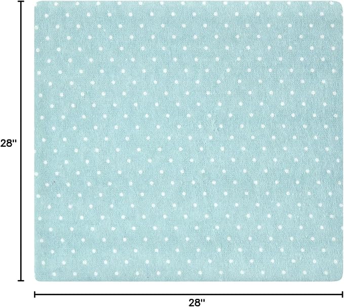 Hudson Baby Unisex Baby Cotton Flannel Receiving Blankets, Pumpkin Spice, One Size (Pack of 2)