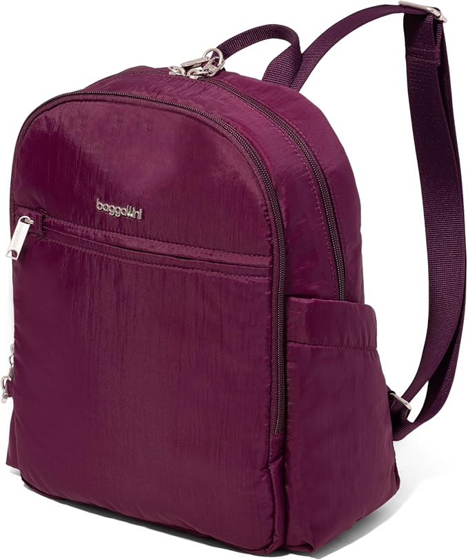 Securtex Anti-Theft Getaway Backpack - 9.4"x13"x5" Travel Safe Bag w/Locking Zippers, Slash-Resistant, RFID