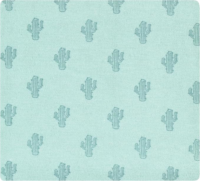 Hudson Baby Unisex Baby Cotton Flannel Receiving Blankets Bundle, Desert Cactus, One Size (Pack of 2)