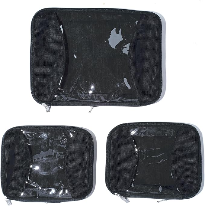 Baggallini Compression Cube 3-piece set - Lightweight Compression Packing Cubes for Travel