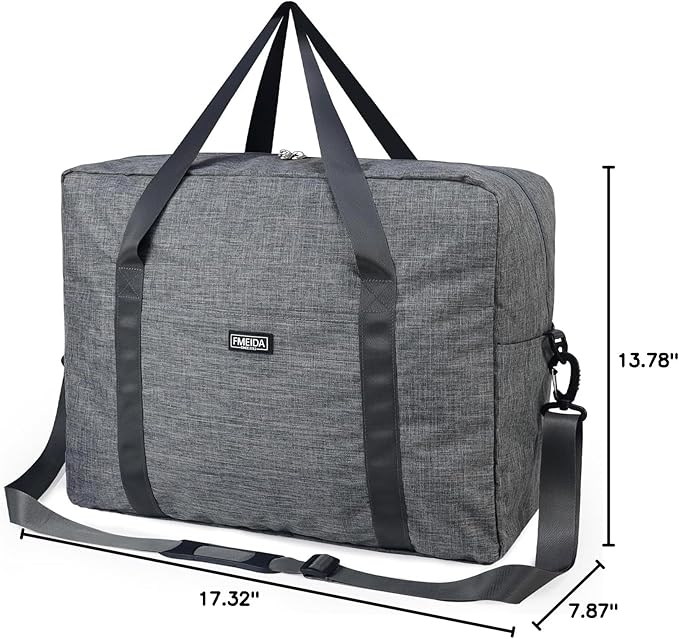 For Frontier Airlines Personal Item Bag 18x14x8 Underseat Travel Duffel Bag Carry on Luggage for Women and Men 30L (With Shoulder Strap)