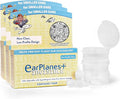 EarPlanes+ Invisible Airplane Travel Ear Protection Clear Low-Profile Design (Small, 3, Count)