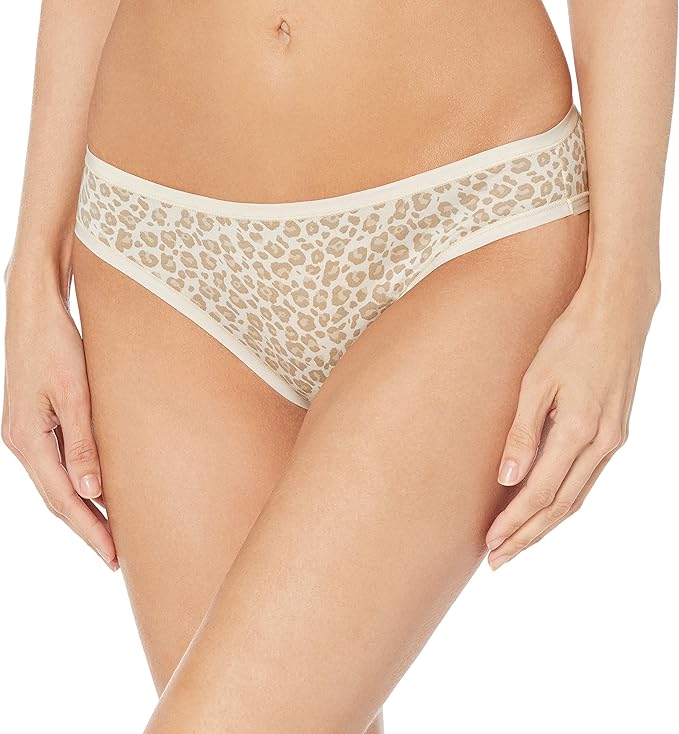 Amazon Essentials Women's Breathable Cotton Bikini Brief Underwear with Full Coverage, Multipacks