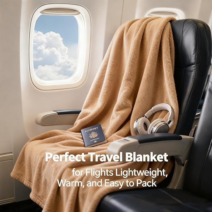 SNZ Wearable Blanket for Womens and Mens, Comfy Flannel Poncho, Snuggie Warm Shawl Wraps for Women, Birthday Gift Ideas