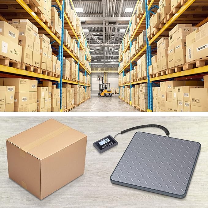 THINKSCALE Shipping Scale, 440 lb/1oz High Accuracy Digital Postal Scale for Packages with Hold/Tare Function, Lightweight Postage Scale, Commercial Weight Scale for Luggage/Warehouse/Home