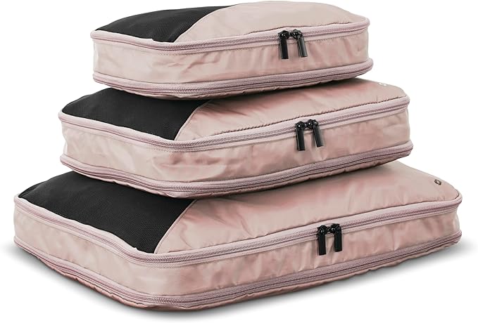 Samsonite 3-Piece Compression Packing Cube Set, Dusty Rose