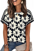 WIHOLL Womens Tops Short Sleeve Shirts Summer Outfits 2026 Spring Dressy Casual Clothes Clothing