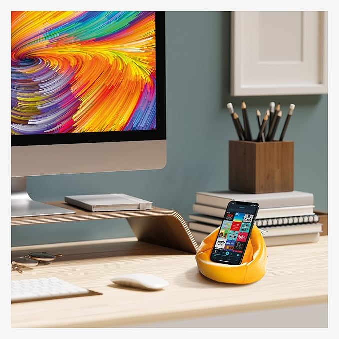 IF Bookaroo Little Bean Bag Phone Rest - Cream