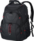 VANKEAN 17.3'' Travel Laptop Backpack TSA Friendly, Water Resistant Anti Theft Extra Large College Backpacks with RFID Pockets, USB Port for Men Women Business Work Bag, Black
