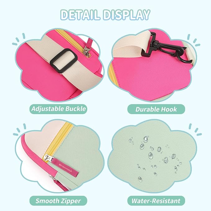Mothers Day Gifts for Daughter, Birthday Graduation Gifts for 8 9 10 11 12 Year Old Teens Girls Her,Fanny Pack Sling Crossbody Bag Belt Bags Purse, Preppy Teen Girl Gift Trendy Stuff Travel Essentials