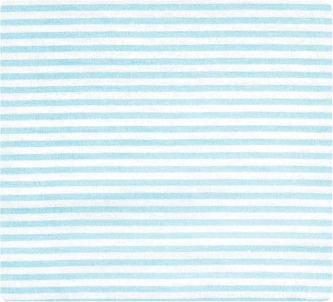 Hudson Baby Unisex Baby Cotton Flannel Receiving Blankets Bundle, Teal Elephant, One Size