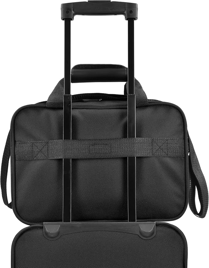 U.S. Traveler Rio 14" Travel Tote Bag, Lightweight 1200D Carry-On Bag for Women & Men, Parent SKU
