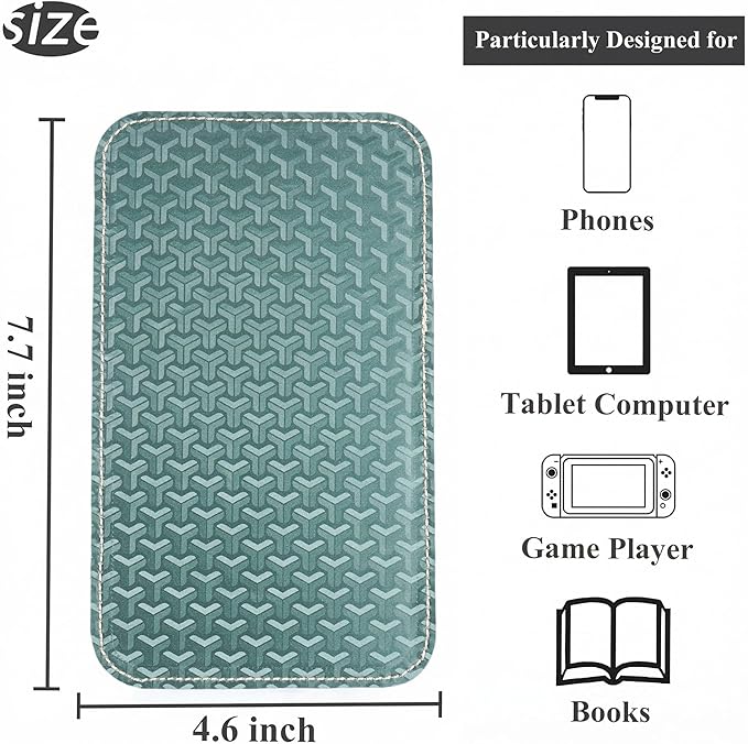 QIELIZI Airplane Travel Essentials for Flying Flex Flap Cell Phone Holder & Flexible Tablet Stand for Desk, Bed, Treadmill, Home & in-Flight Airplane Travel Accessories(1-Triangle Green)