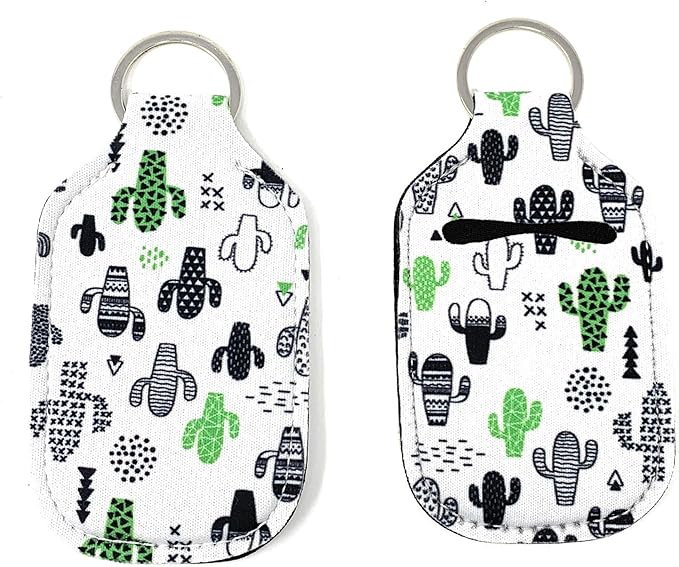 Daisy Lane Hand Sanitizer Holder for Backpack Kids Travel Size Baseball Softball Keychain