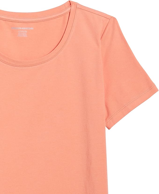 Amazon Essentials Women's Regular-Fit Short-Sleeve T-Shirt (Crewneck and V-Neck Options), Multipacks